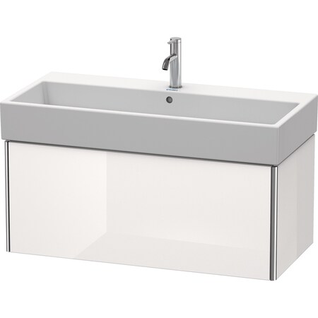 Xsquare Wall-Mounted Vanity Unit White High Gloss